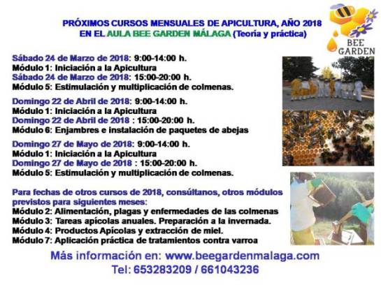 Cursos de apicultura Bee Garden